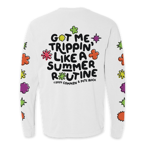 TRIPPIN WHITE L/S TEE