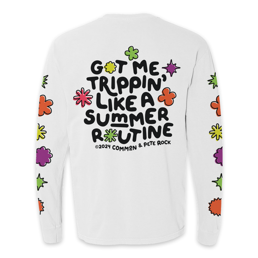 TRIPPIN WHITE L/S TEE